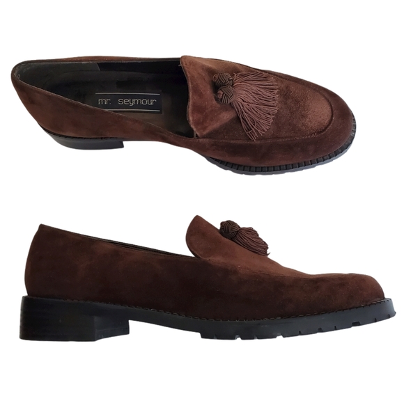 Stuart Weitzman Shoes - Stuart Weitzman vintage tassel suede loafer